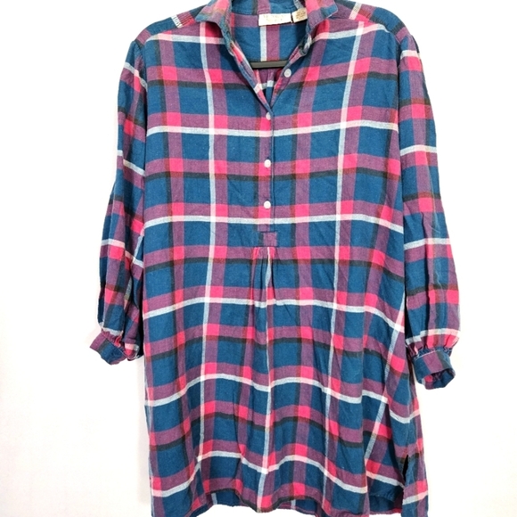 Victoria's Secret Other - Victoria's Secret Gold Label Womens Flannel PJ Plaid Vintage Size S
